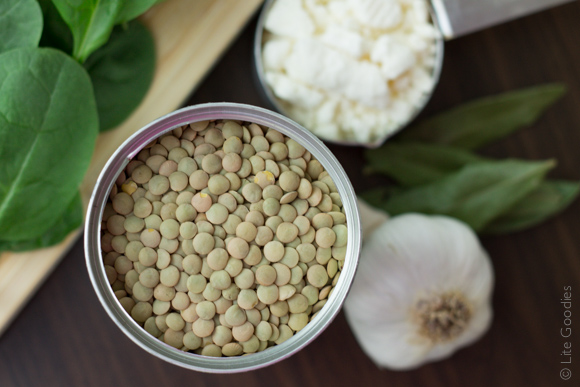 Chicken Salad with Lentils and Spinach