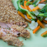 Sesame Seeds Crusted Salmon-7