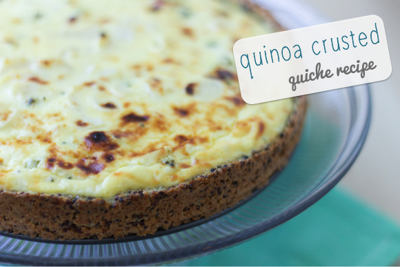 Quinoa Crusted Quiche Recipe