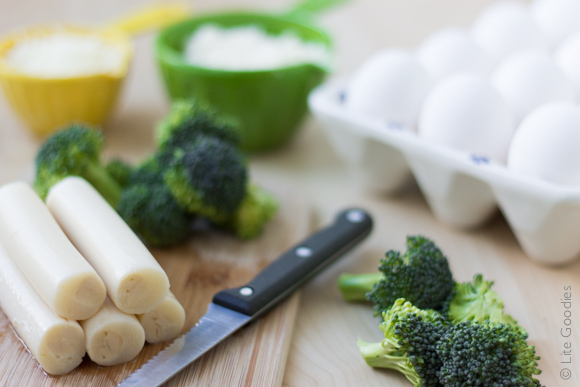 Quinoa Crusted Quiche - Filling Ingredients 