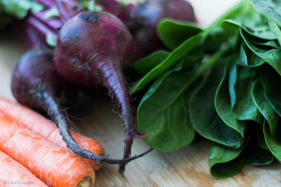 Carrots, Beets and Spinach