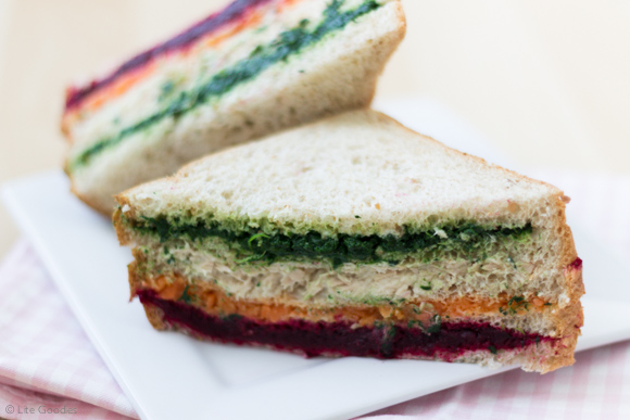 Tuna & Vegetables Sandwich Recipe