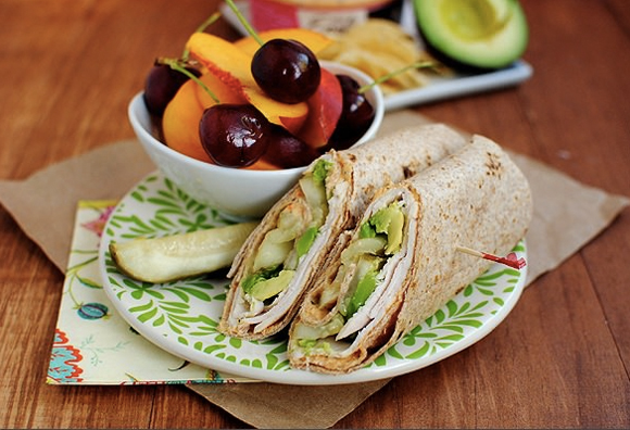 Week's Favorites - Turkey & Avocado Hummus Wrap