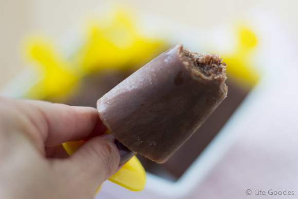 Chocolate Flavored Protein Ice Pops
