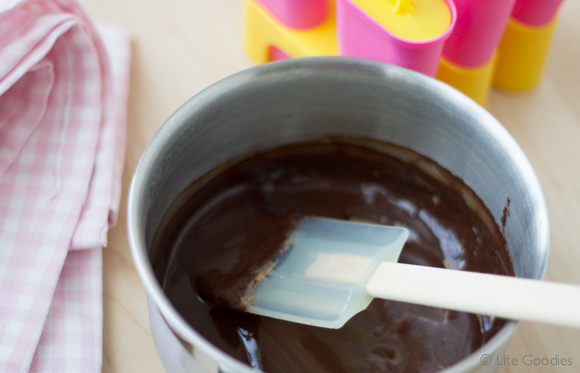 Chocolate Flavored Protein Ice Pops