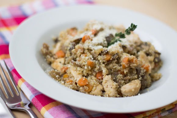 Quinoa Couscous with Chicken & Mushrooms -9