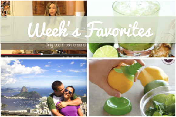 Week's Favorites - Lemon Water