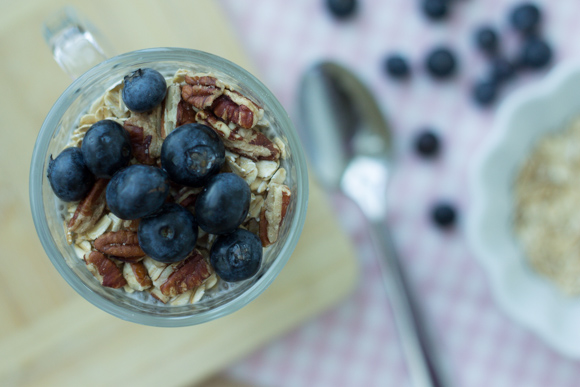 Chia & Blueberries Yogurt Parfait