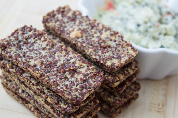 Quinoa & Parmesan Crackers Recipe