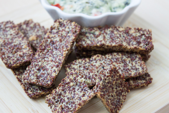 Quinoa & Parmesan Crackers Recipe