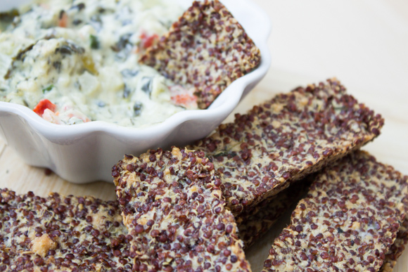 Quinoa & Parmesan Crackers Recipe