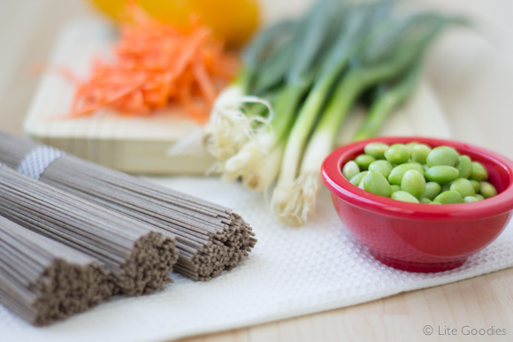 Soba Noodle Recipe - Ingredients