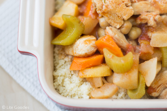 Algerian Chicken & Vegetables Couscous